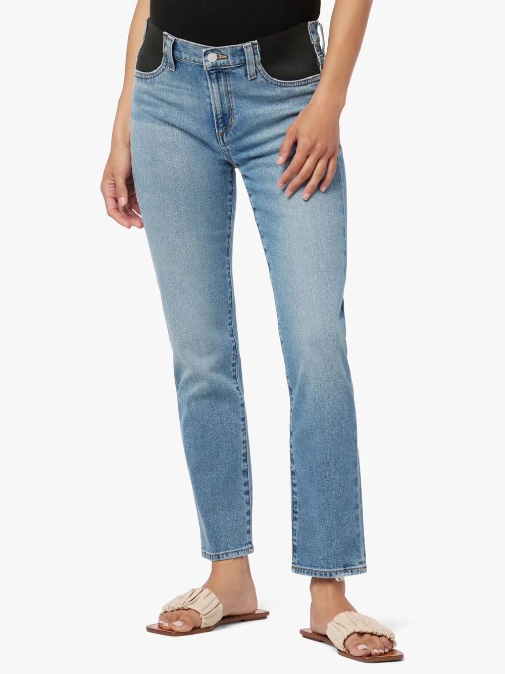 Joe's Jeans The Lara Midrise Ankle Denim Maternity Jeans Size 27